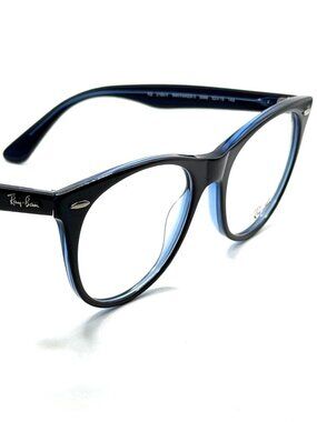 NEW RAY BAN RB 2185-V WAYFARER II 5988 Grey Transparent Blue Unisex 52mm 18 145